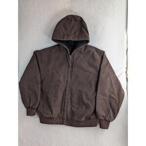 Redhead Jacket Mens XLT Tall Canvas Quilted Thinsulate Brown Coat Chore Barn